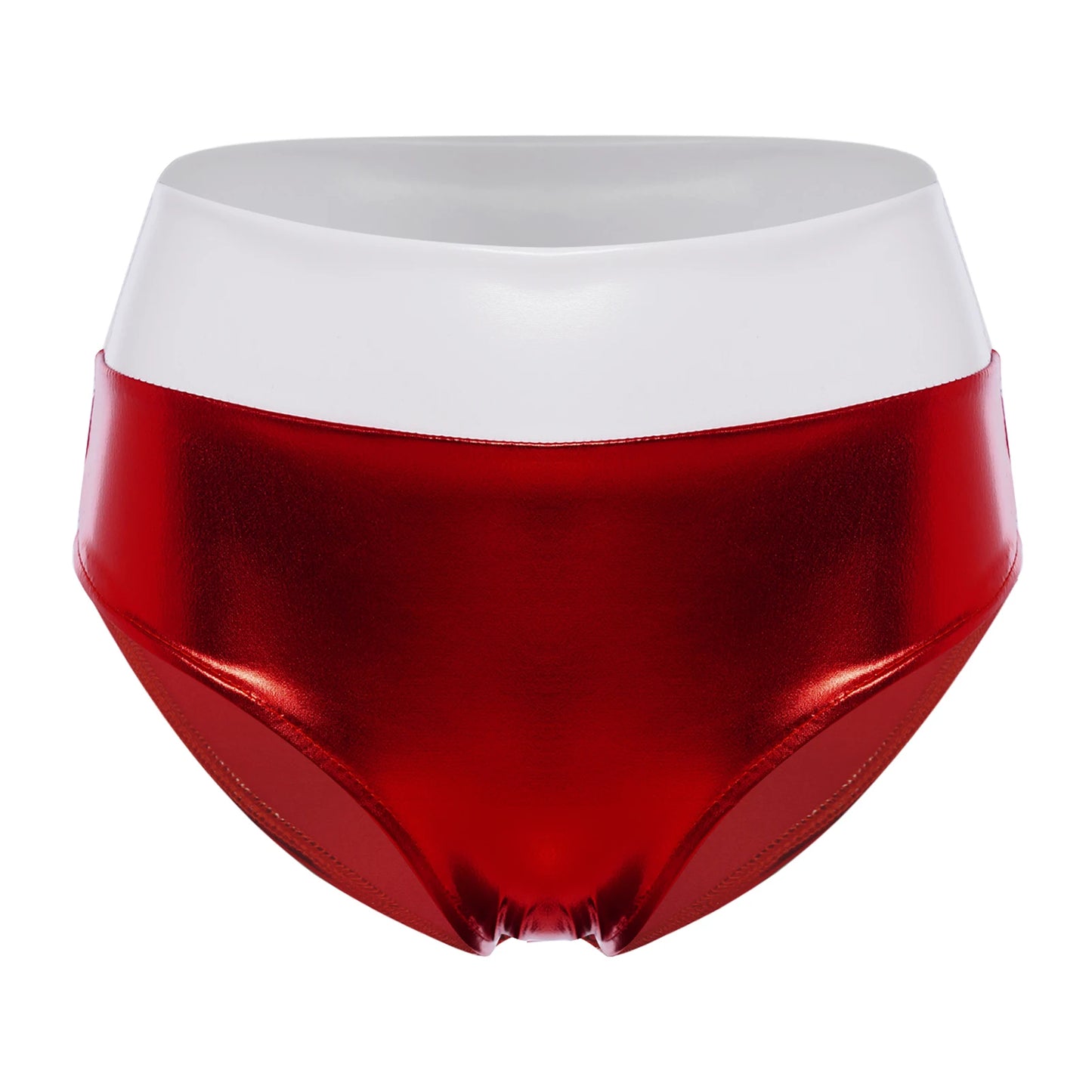 Women Metallic Shiny Booty Briefs Shorts for Pole Dancing Beach Pool Party Hot Pants Rave Party Clubwear Music Festival Bottoms