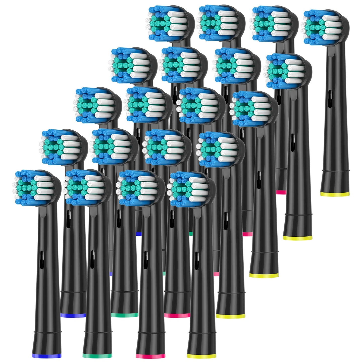 Toothbrush Head Compatible with Oral b Braun Electric Toothbrush, Precision Replacement Brush Heads for Pro Smart Genius, Effici