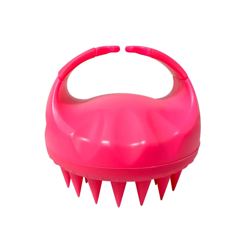 Scalp Massage Shampoo Brush for Hair Care Silicone Bath Brush Shampoo Shower Hair Comb Bath Ball Sponge Body Wash Bathroom Tool