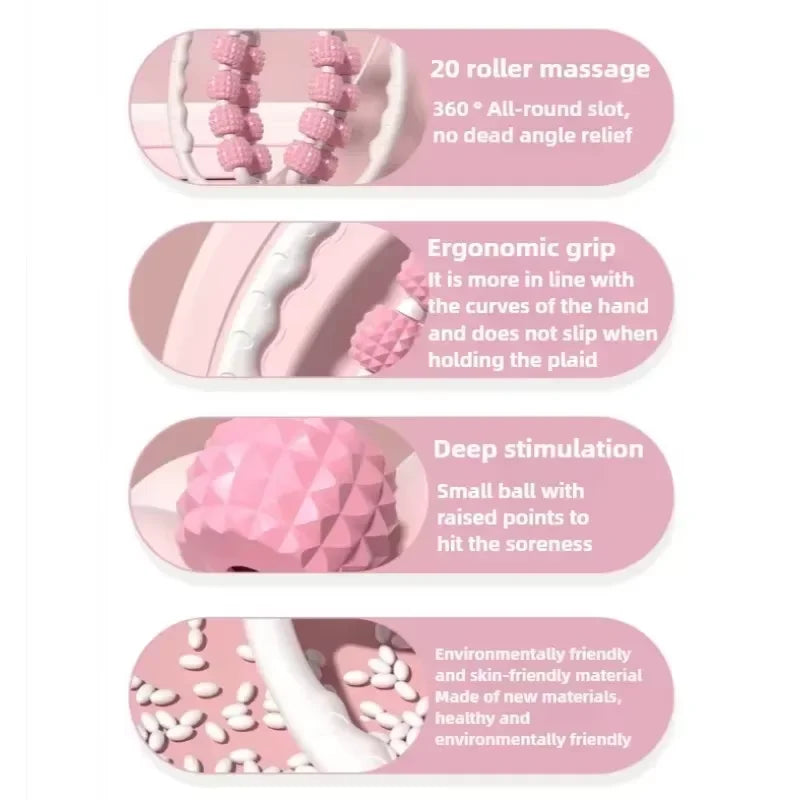 Massage roller slimming legs and rolling legs artifact ring clip calf meridians unblock muscles and relax roller slimming legs