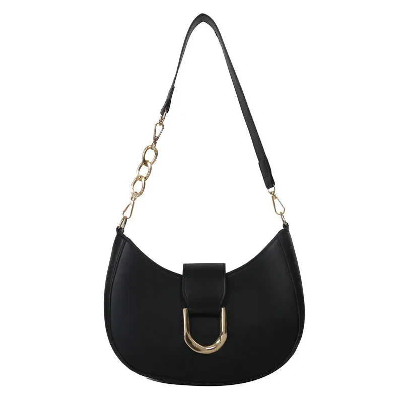Trendy Pu Leather Shoulder Bag for Women Stylish Underarm Purse with Zipper Closure, Elegant Design Perfect for Everyday Use
