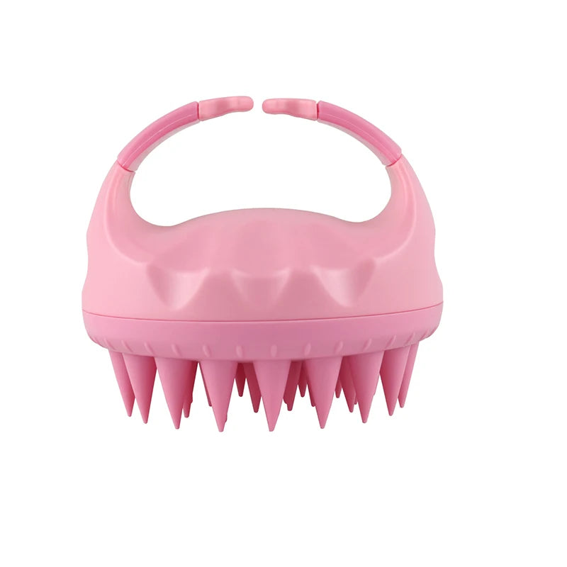 Scalp Massage Shampoo Brush for Hair Care Silicone Bath Brush Shampoo Shower Hair Comb Bath Ball Sponge Body Wash Bathroom Tool