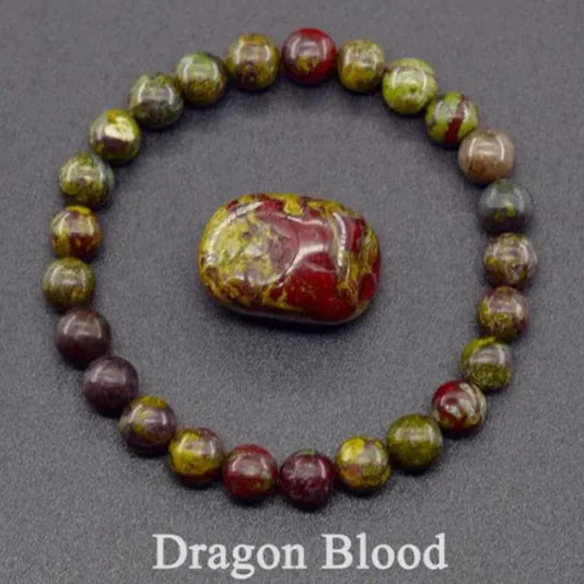 Natural Stone Beaded Elastic Bracelet