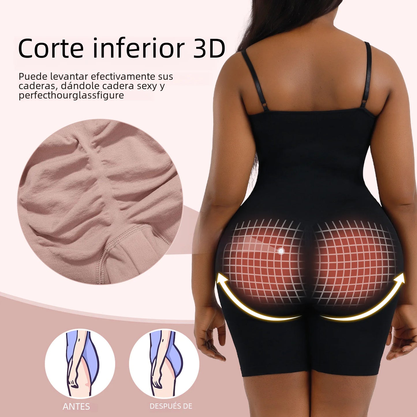Seamless Shaping Bodysuit for Women Plus Size
