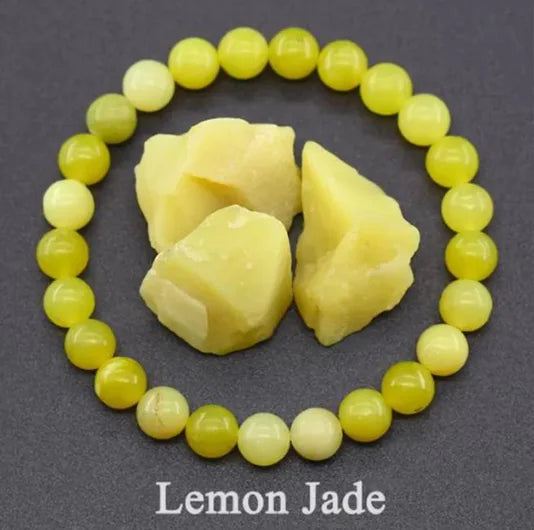 Natural Stone Beaded Elastic Bracelet