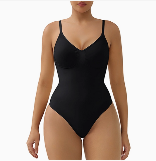 SHAPERX Bodysuit For Women Tummy Control Shapewear Seamless Sculpt Body Shaper with Removable Pads