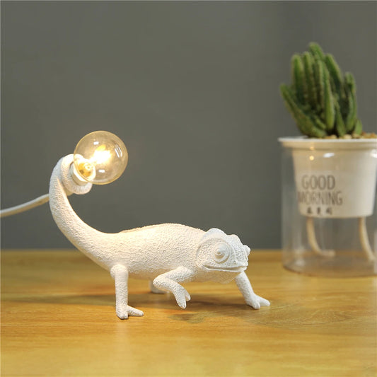 lizard wall lamp be night dorm room Night light living room home decor Cute Resin Animal chameleon Light Fixtures Bedside lamps