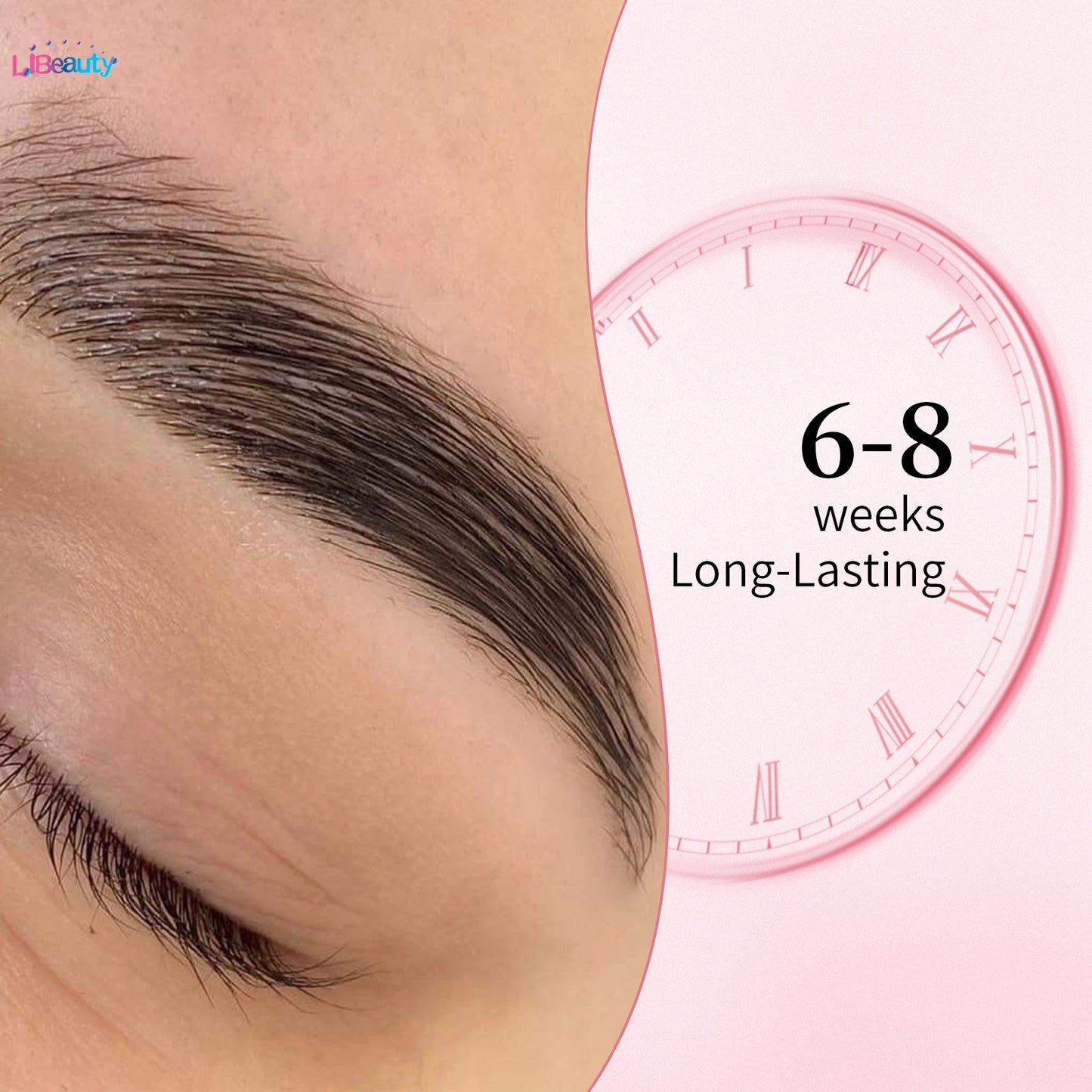 Libeauty Eyebrow Lamination Kit Eyebrow Lift Kit Lasting 8 Weeks With Brush For Fuller Feathered Eyebrows Professional Home Use