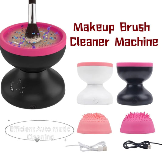 Makeup Brush Cleaner Machine Usb Rechargeable Electricl Silicone Electric Cosmetic Brush Clean Drying Tool for make-up cleaning