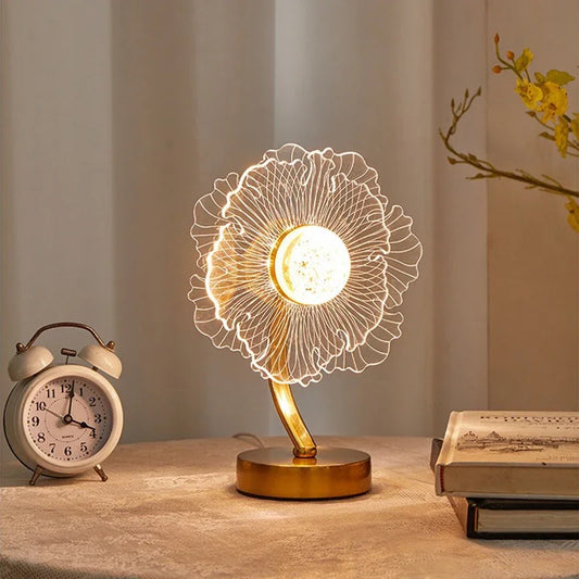 Luxury Led Table Light Living Room Bedroom Bedside Home Interior Decorative Light USB Atmosphere Minimalist Deco Table Lamps ﻿