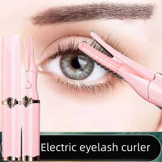 Electric Eyelash Curler Fast Heating Eyelash Curler Long-Lasting Eyelash Comb Professional Heated Curling Brush Makeup Tools