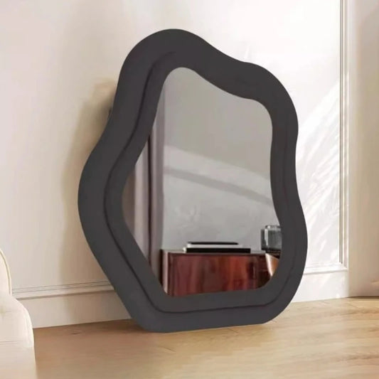 Modern Style Makeup Mirror Simple Hanging Mirrors Elegant Bright Wall Decorative Mirrors Living Room Aesthetic Wall Decorations