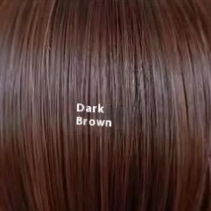 Front Lace Dark Brown Big Wave Wig